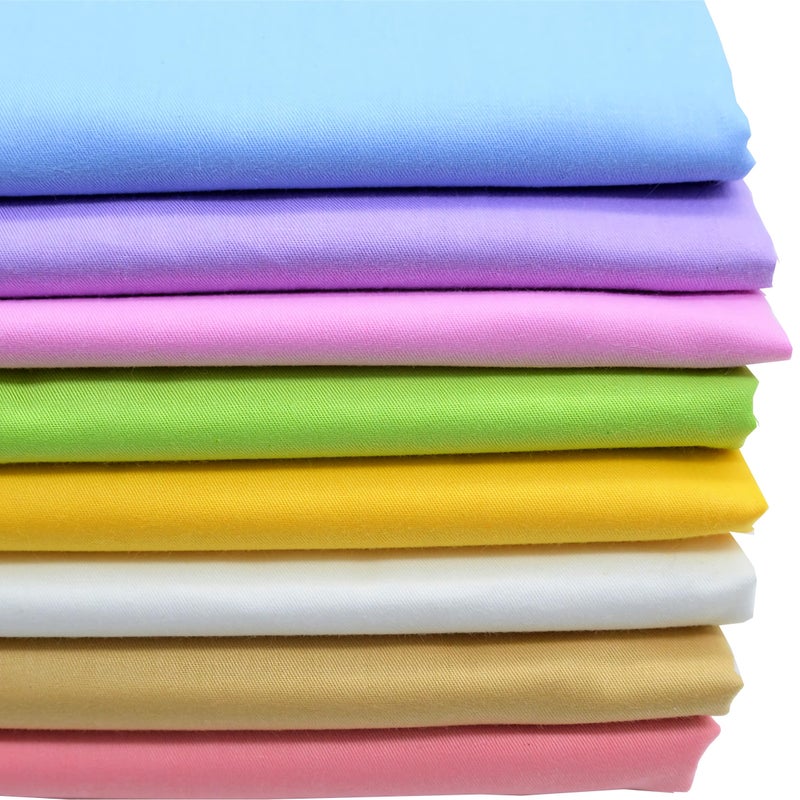 iNee Candy Solids Fat Quarters Fabric Bundles, Quilting Fabric for Sewing Crafting,18x22 inches,(Candy Solids) - Image 3